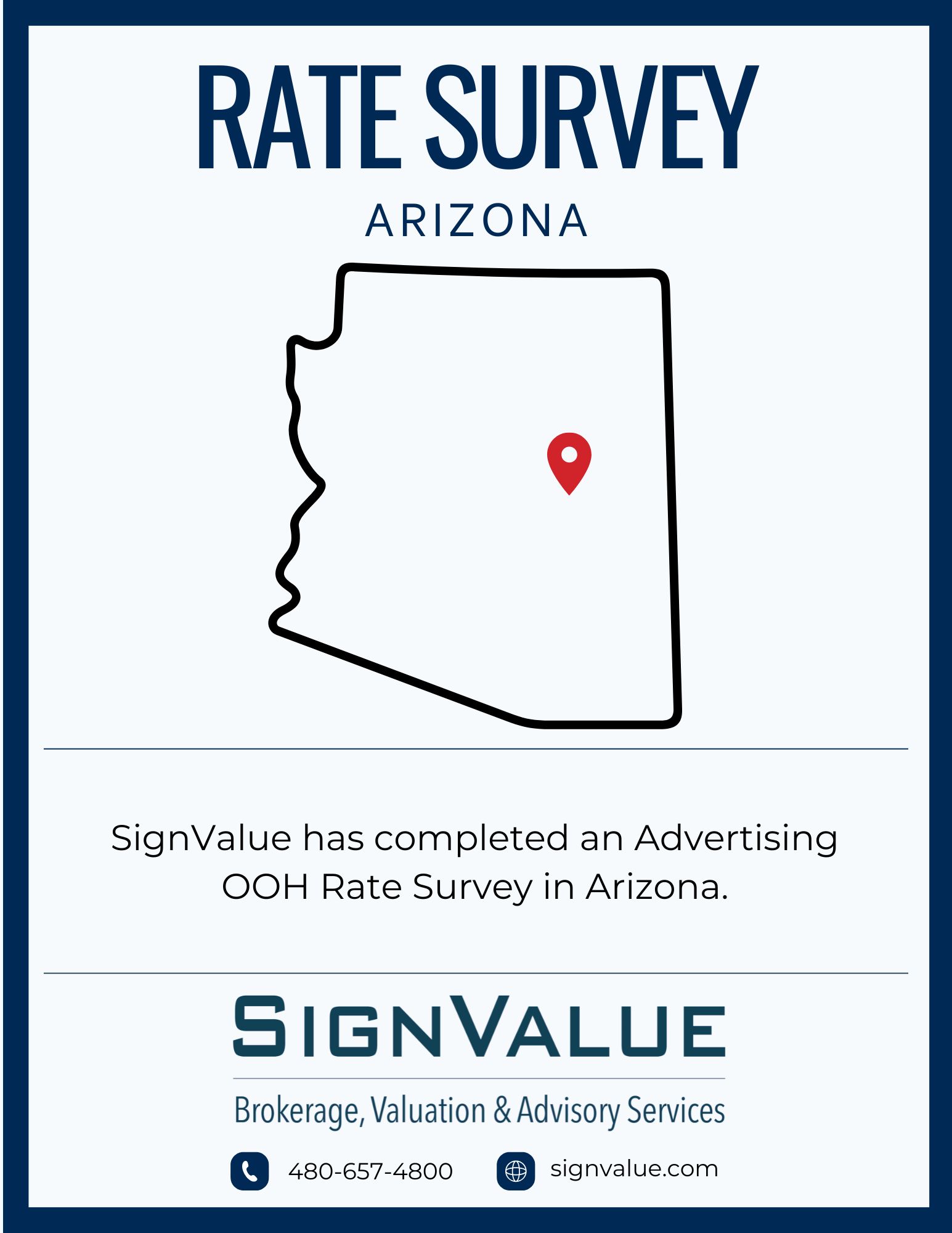 OOH Rate Survey in Arizona