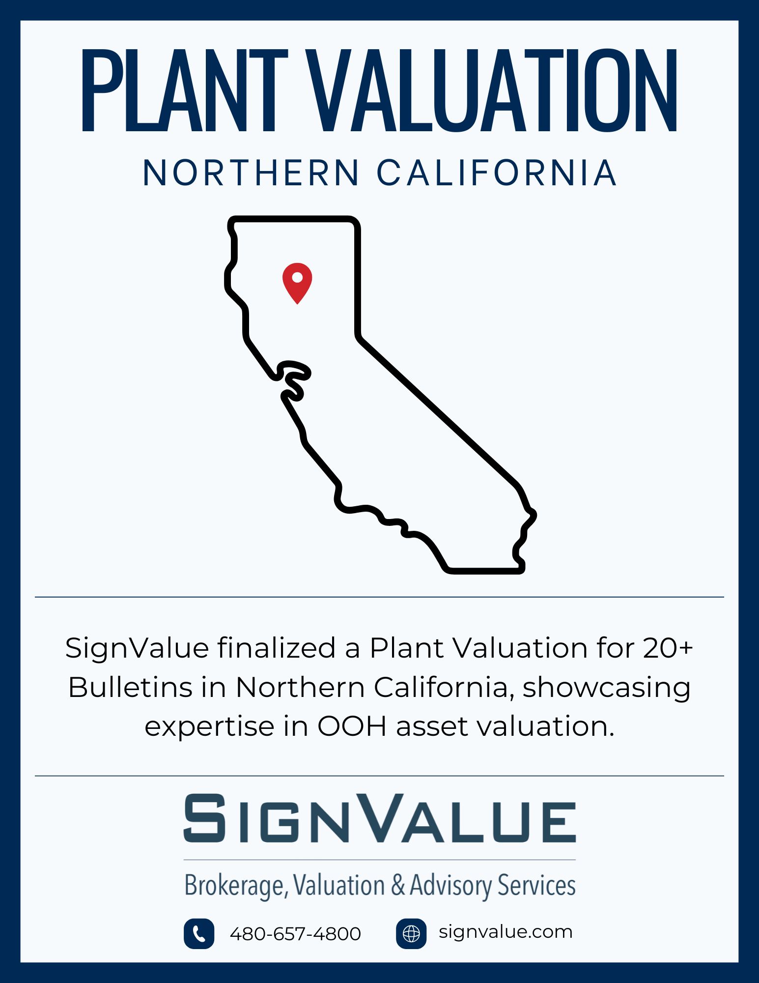 Northern California Plant Valuation