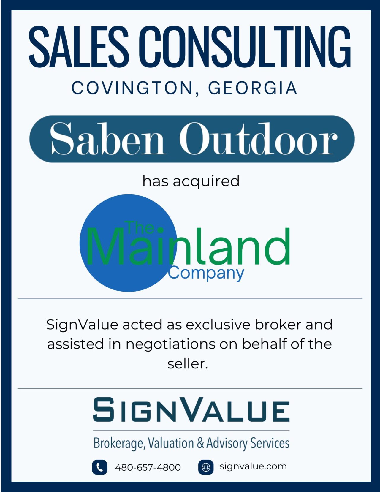 Sale Consulting GA Covington