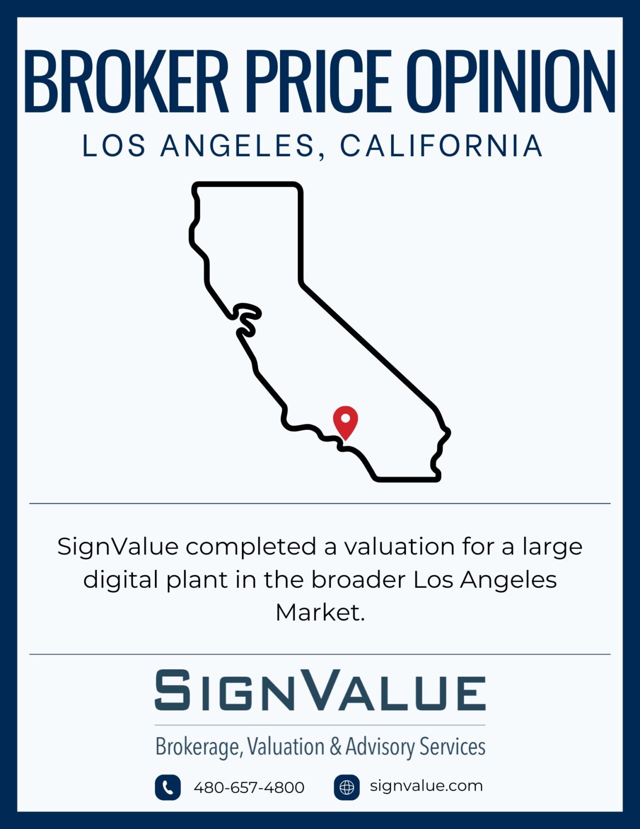 Broker Price Opinion – Los Angeles, California