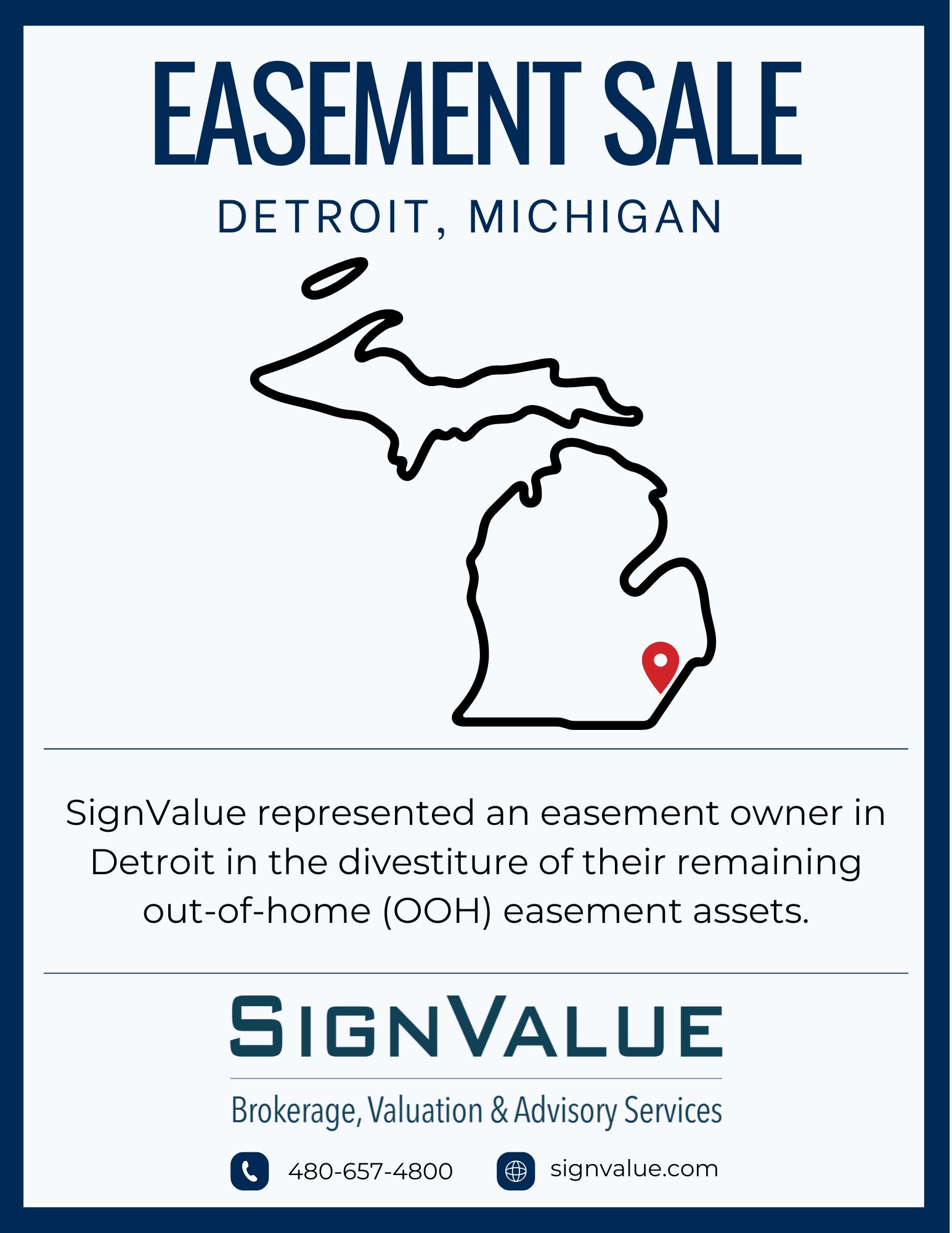 Easement Sale – Detroit