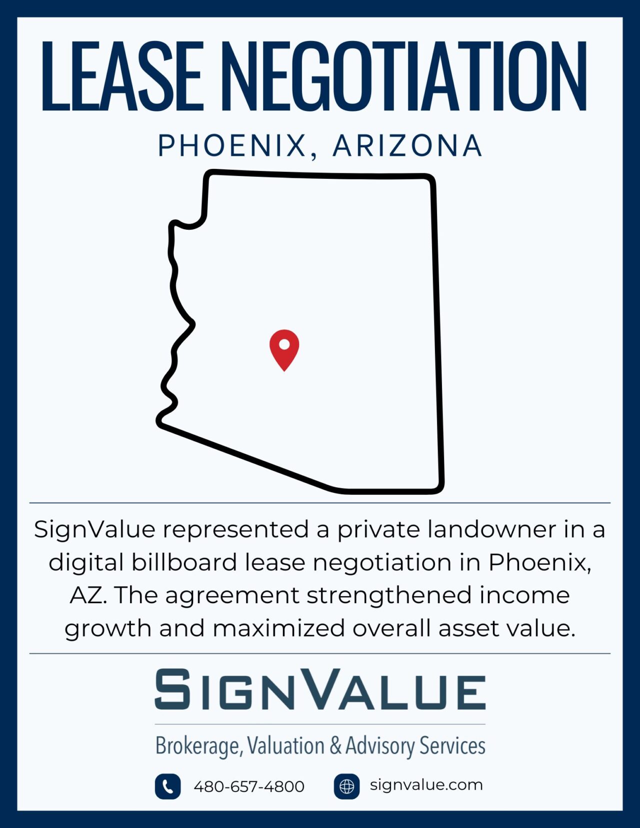 Lease Negotiation Completed in Phoenix
